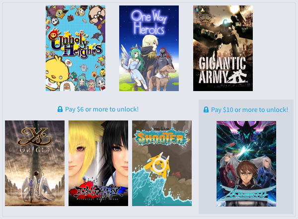 Humble Weekly Bundle: Japan Edition
