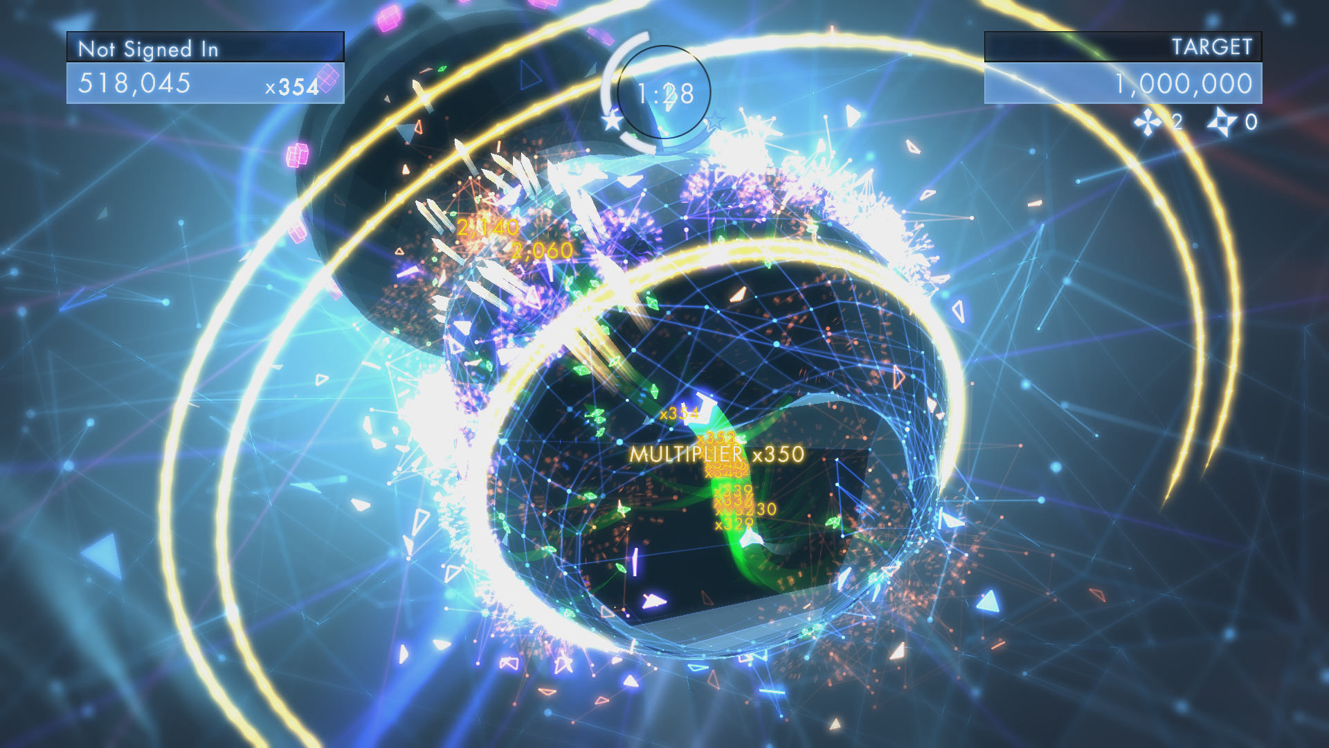 Prime immagini per Geometry Wars 3: Dimensions