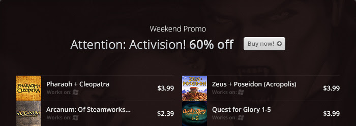 Gabriel Knight e altri classici Activision scontati del 60% su GOG