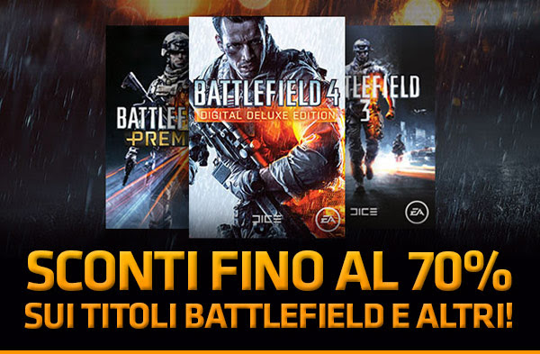 Tutti i Battlefield scontati su Origin