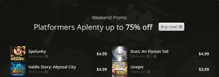 Weekend Promo: Platformers Aplenty up to 75% off su GOG