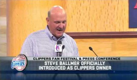 Steve Ballmer proprietario degli LA Clippers