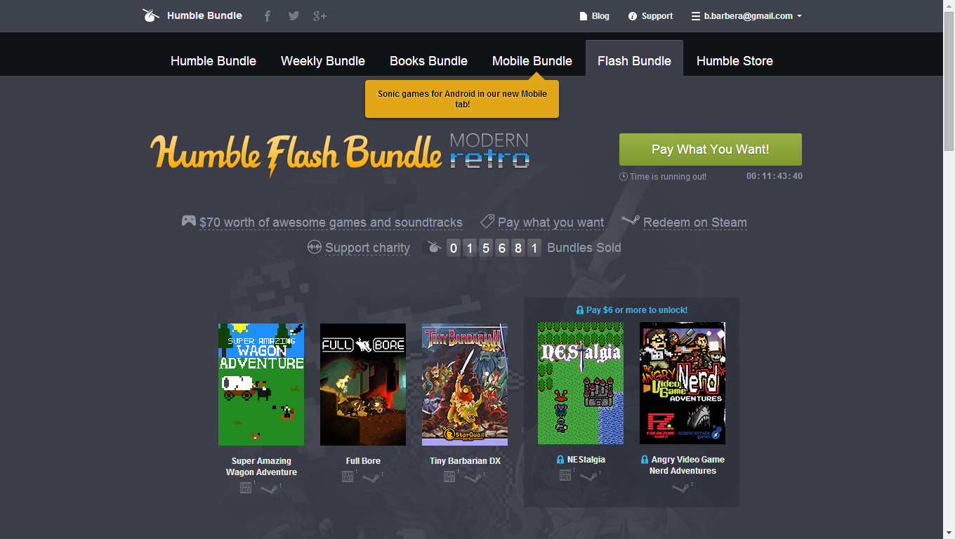 Humble Flash Bundle: Modern Retro