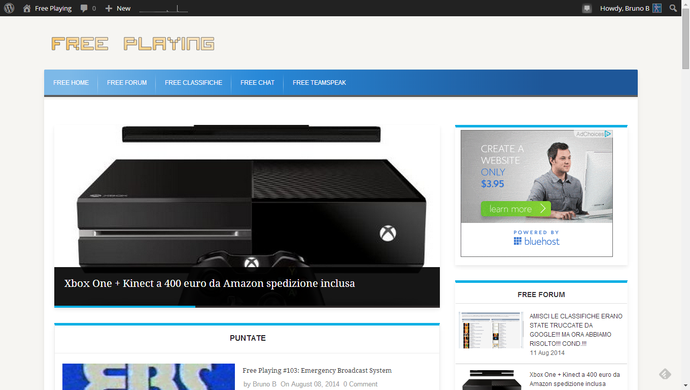 Esperimenti con WordPress, help needed!