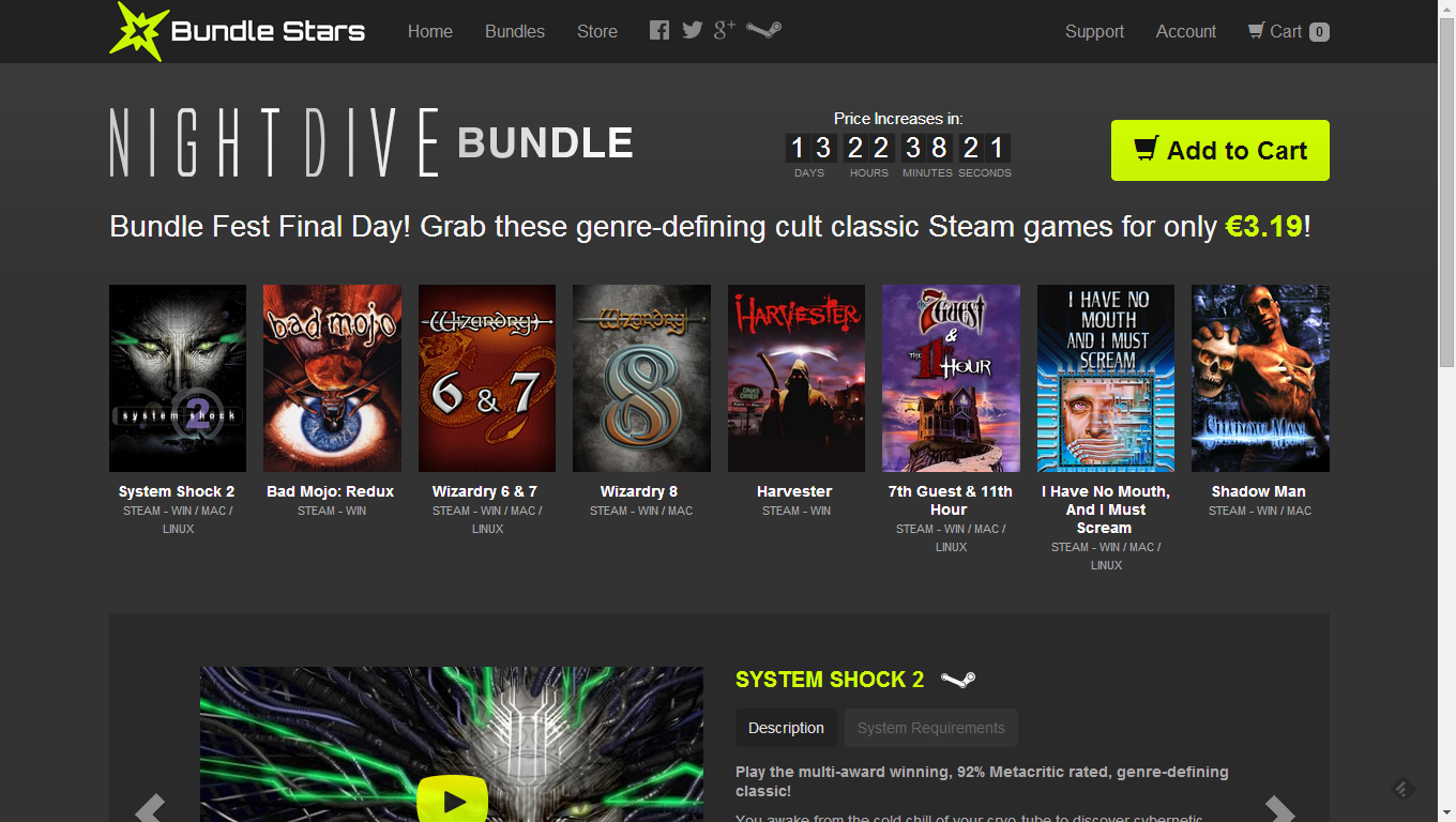 Night Dive Bundle da @BundleStars