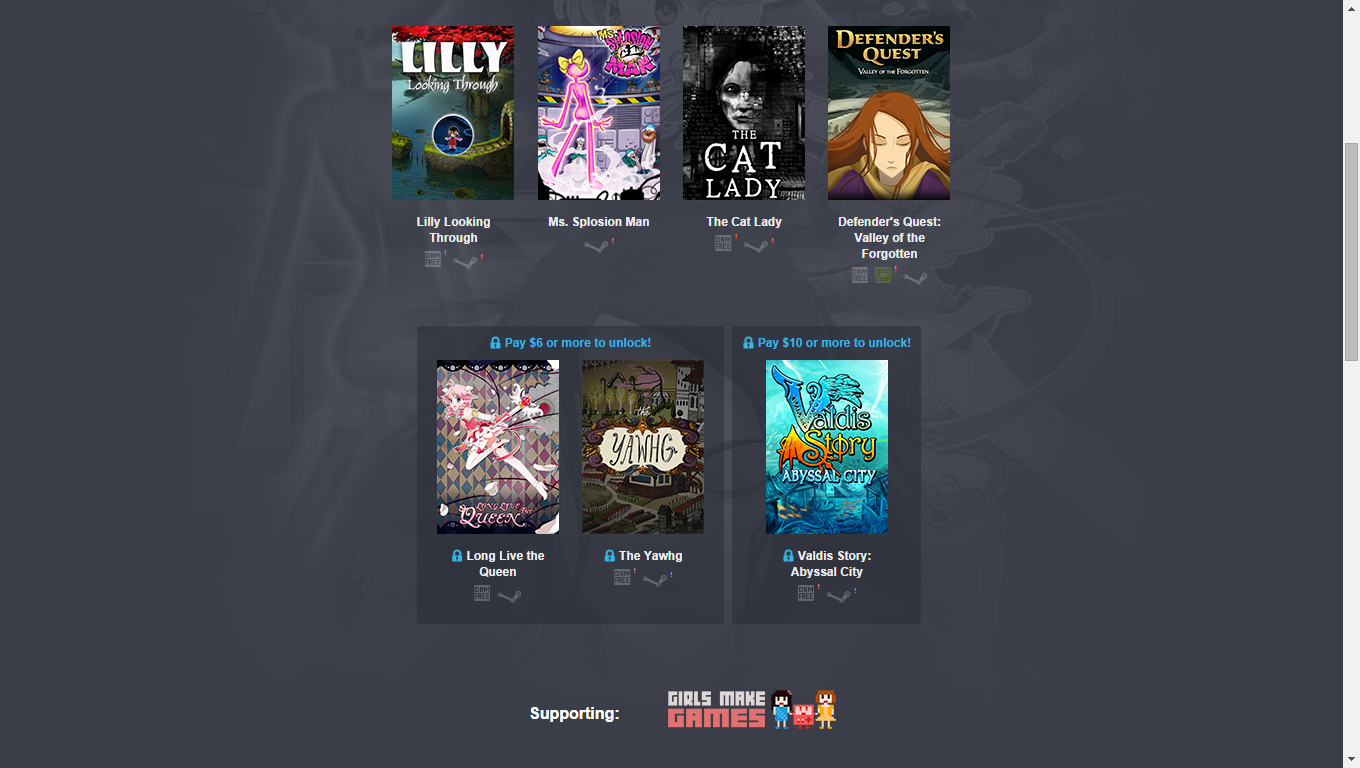 Humble Weekly Bundle: Leading Ladies da @humble