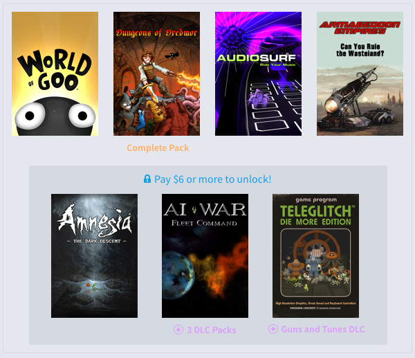 Humble Weekly Bundle: Presented by Rock, Paper, Shotgun