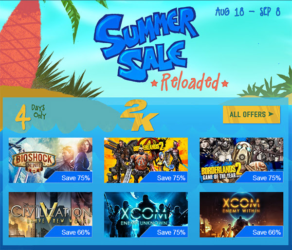 Summer Sale Reloaded Week 3 su @GamersGate
