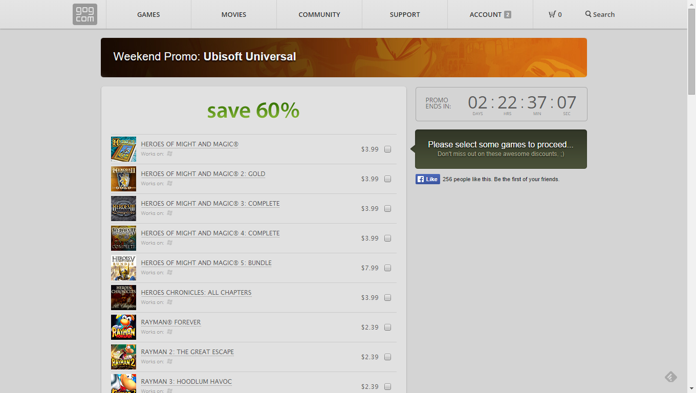 Weekend Promo Ubisoft Universal su